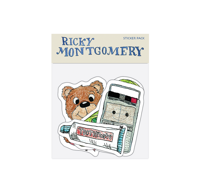 Illustrated Sticker Pack – Ricky Montgomery