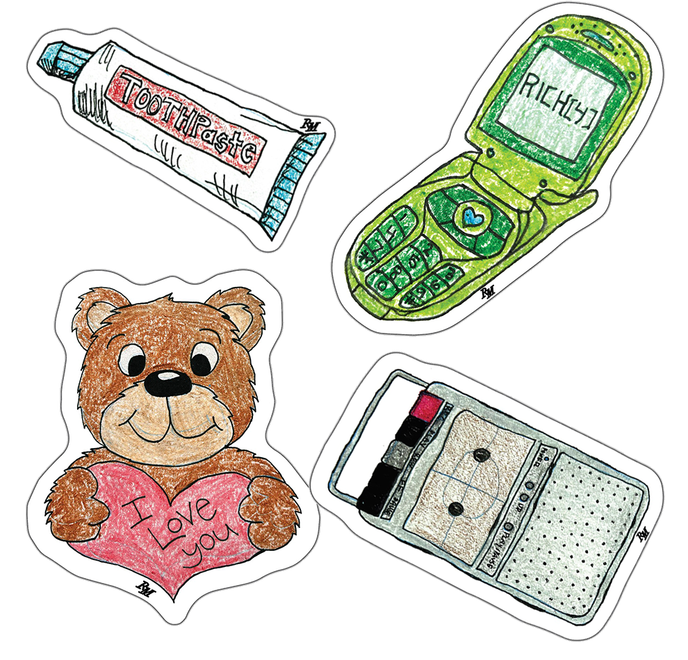 Silly Ricky Montgomery Illustrated Sticker Pack – Ricky Montgomery
